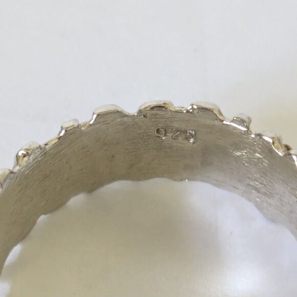 Sterling Silver 925 Brass Starfish Wide Band Ring Size 9 Nautical Beach Ocean - Picture 7 of 8